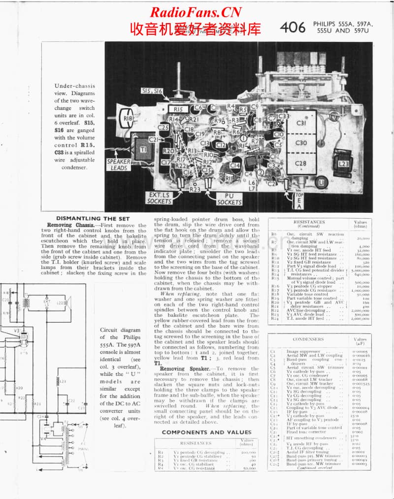 Philips-555-A-Service-Manual电路原理图.pdf_第2页
