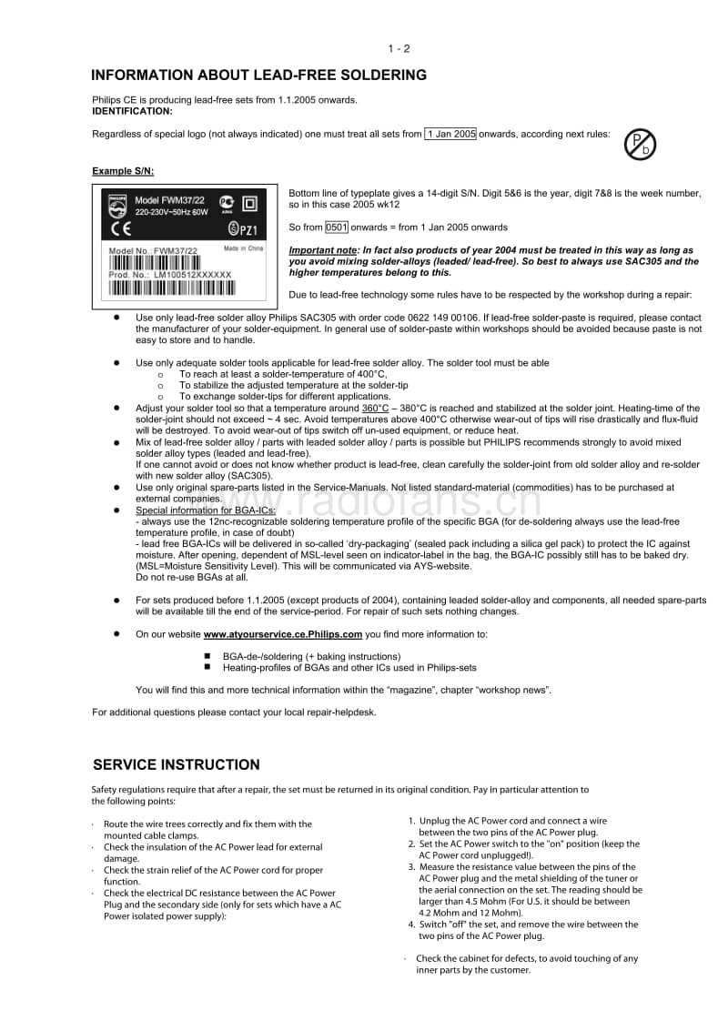 Philips-MAS-55-Service-Manual电路原理图.pdf_第3页
