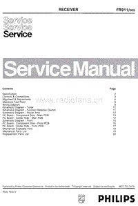Philips-FR-911-Service-Manual电路原理图.pdf
