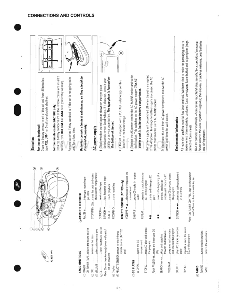 Philips-AZ-1200-AZ-1205-Service-Manual电路原理图.pdf_第3页