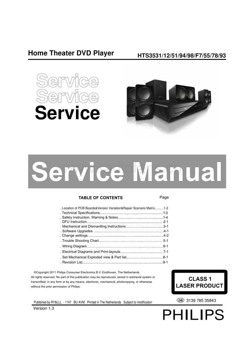 Philips-HTS-3531-Service-Manual电路原理图.pdf_第1页