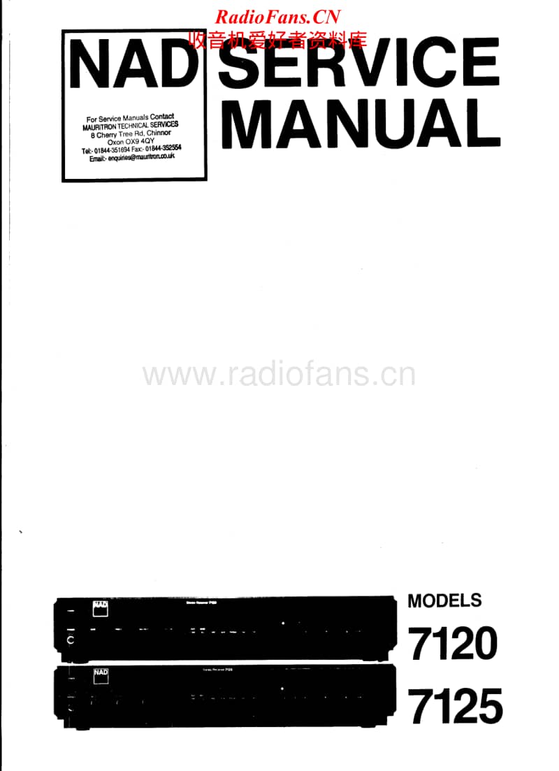 Nad-7125-Service-Manual电路原理图.pdf_第1页
