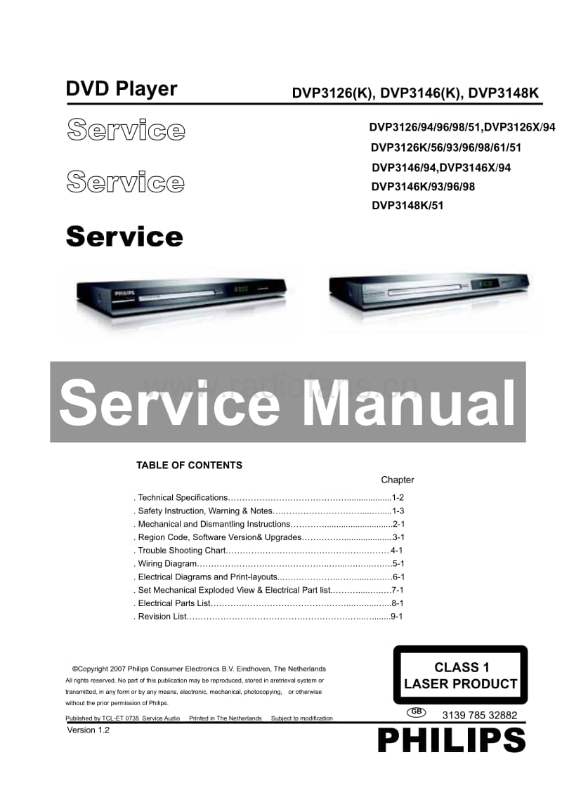Philips-DVP-3126-X-Service-Manual电路原理图.pdf_第1页