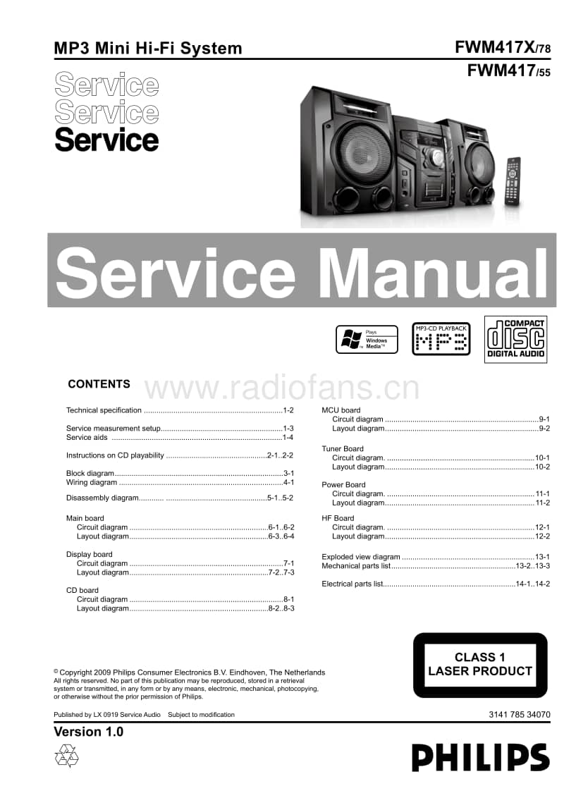 Philips-FWM-417-X-Service-Manual电路原理图.pdf_第1页