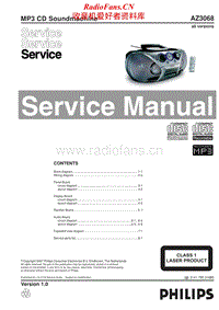 Philips-AZ-3068-Service-Manual电路原理图.pdf