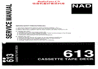 Nad-613-Service-Manual电路原理图.pdf