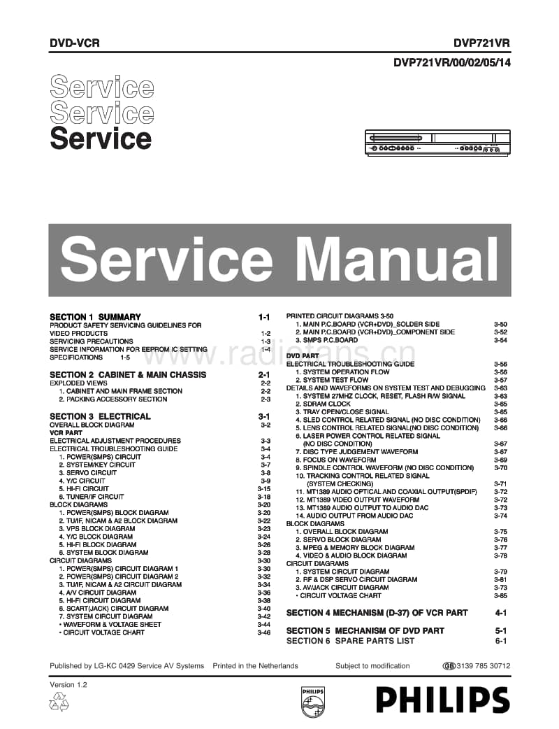 Philips-DVP-721-VR-Service-Manual电路原理图.pdf_第1页