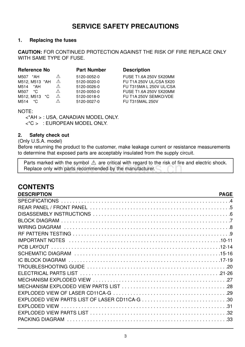 Nad-C-541-Service-Manual电路原理图.pdf_第3页