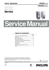 Philips-SW-2000-Service-Manual电路原理图.pdf