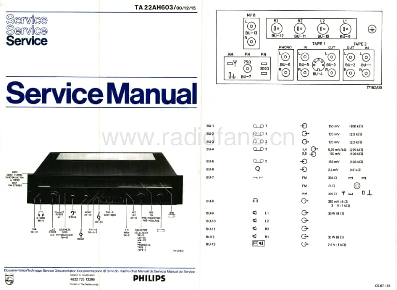 Philips-22-AH-603-Service-Manual-2电路原理图.pdf_第1页