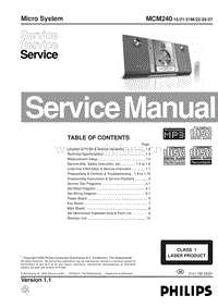 Philips-MCM-240-Service-Manual电路原理图.pdf