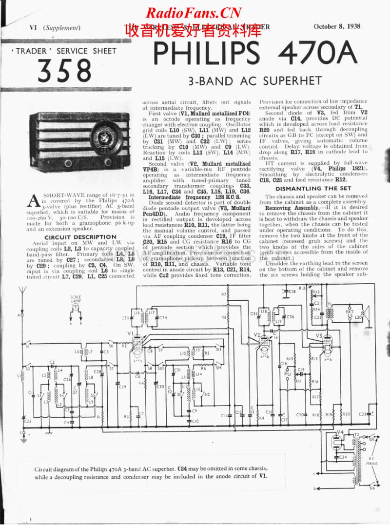 Philips-470-A-Service-Manual-2电路原理图.pdf_第1页