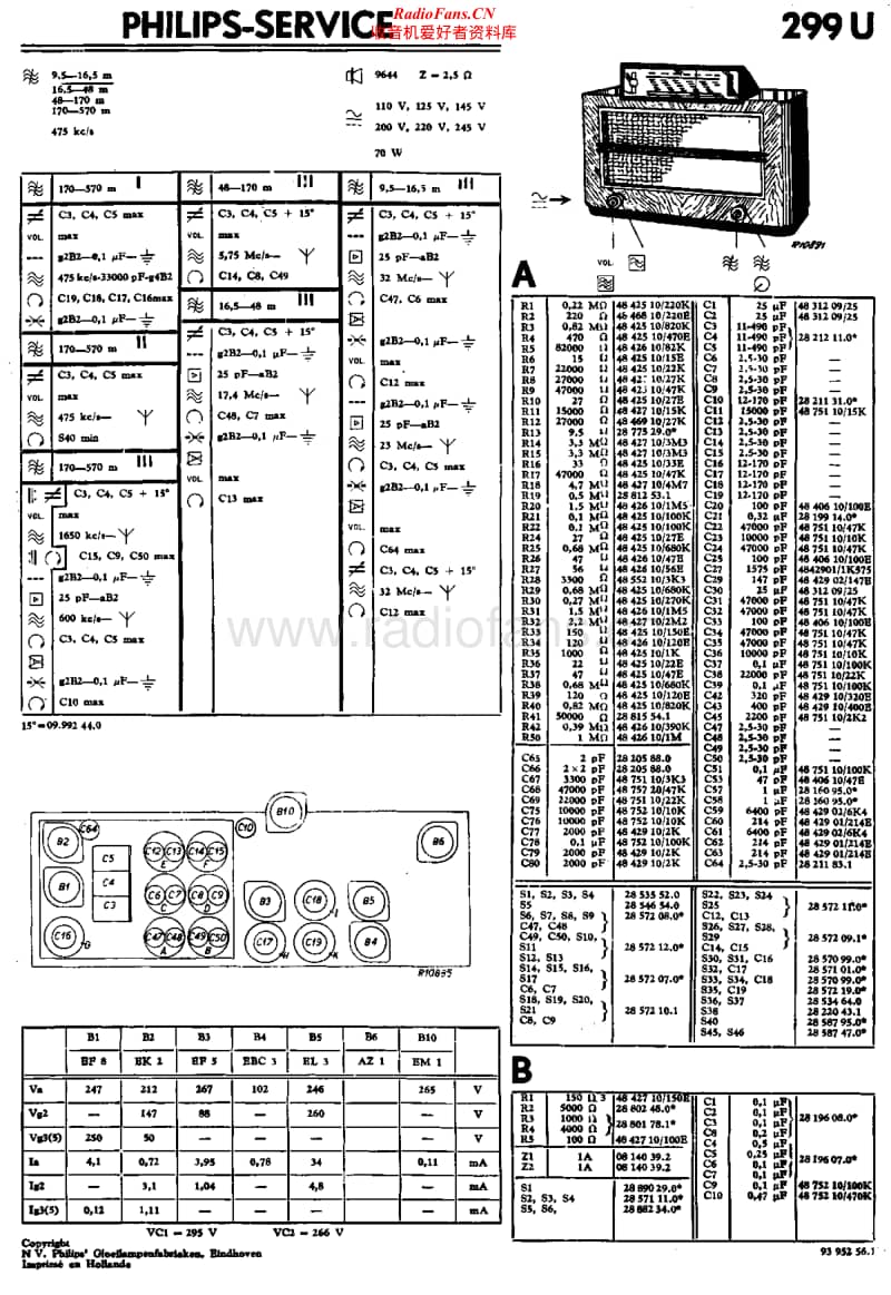 Philips-299-U-Schematic电路原理图.pdf_第1页