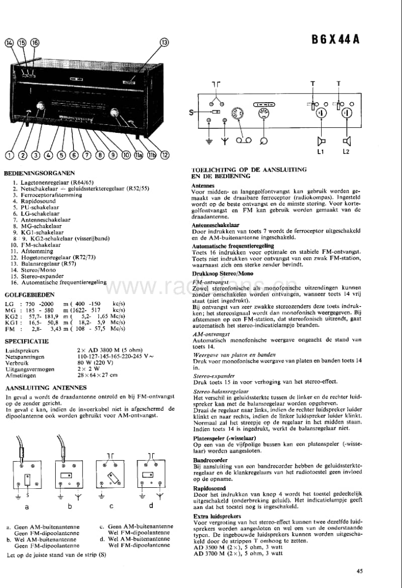 Philips-B-6-X-44-A-Service-Manual电路原理图.pdf_第1页