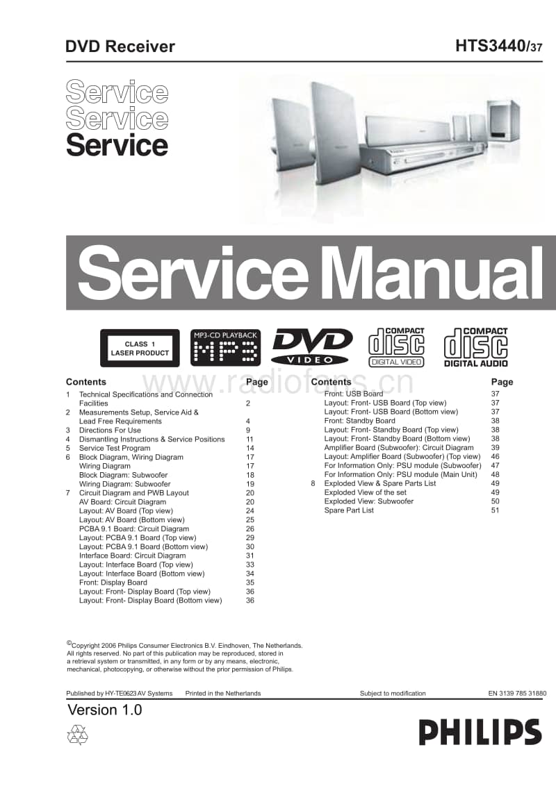Philips-HTS-3440-Service-Manual电路原理图.pdf_第1页
