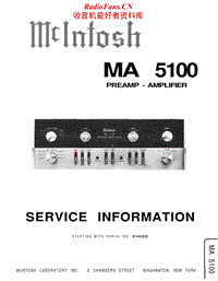 McIntosh-MA-5100-Service-Manual电路原理图.pdf