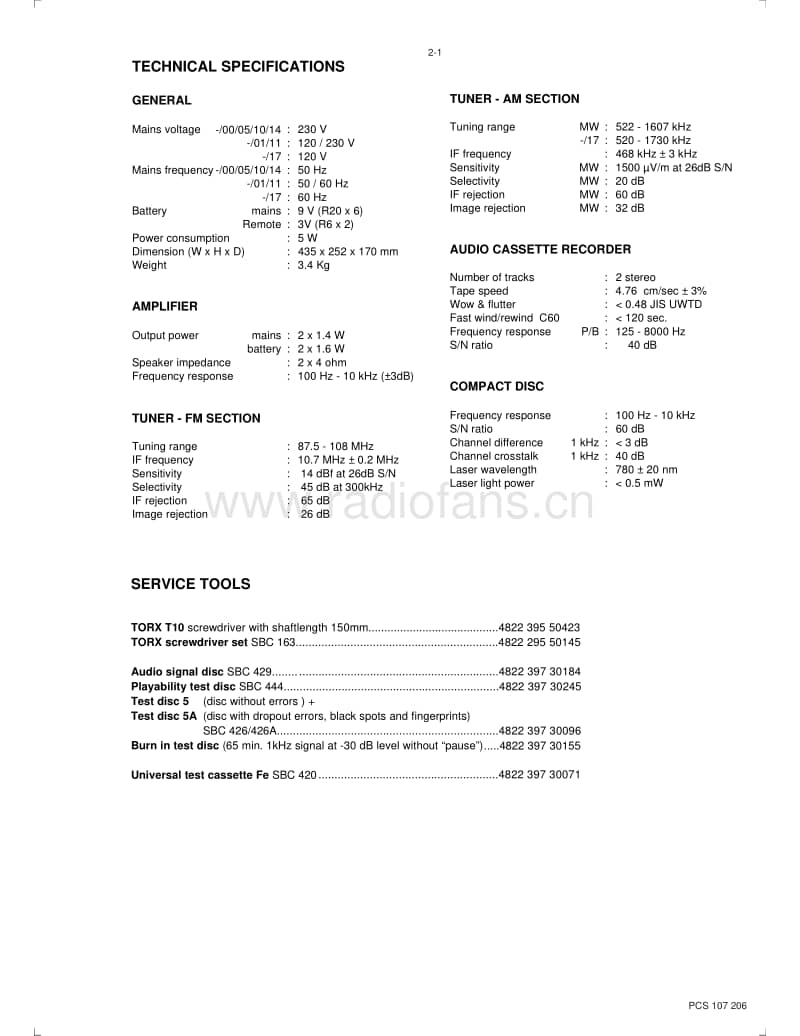 Philips-AZ-1050-Service-Manual电路原理图.pdf_第3页