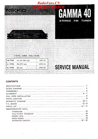 Nikko-Gamma-40-Service-Manual电路原理图.pdf