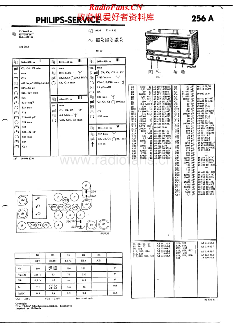 Philips-256-A-Service-Manual电路原理图.pdf_第1页