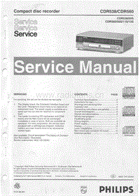 Philips-CDR-538-CDR-560-Service-Manual电路原理图.pdf