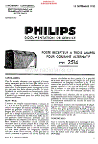 Philips-2514-Service-Manual电路原理图.pdf