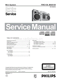 Philips-MAS-139-Service-Manual电路原理图.pdf
