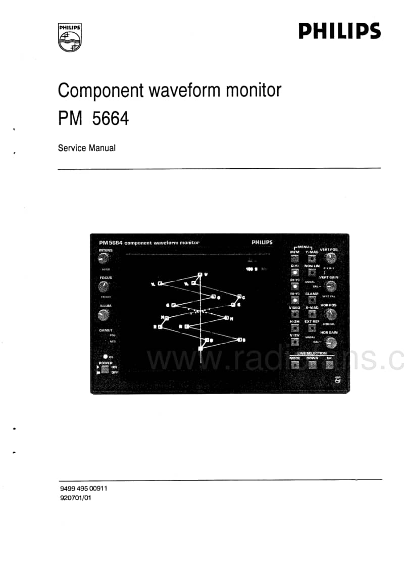 Philips-PM-5664-Service-Manual电路原理图.pdf_第1页