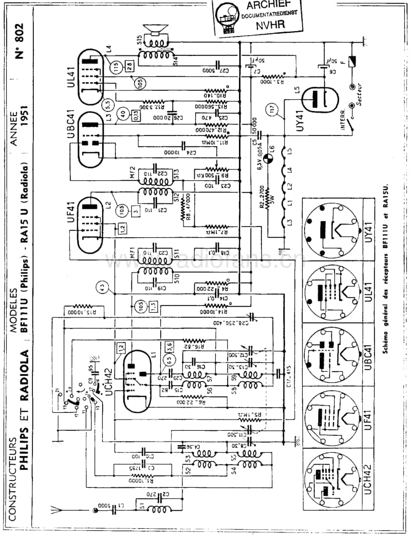 Philips-BF-111U-Service-Manual电路原理图.pdf_第1页