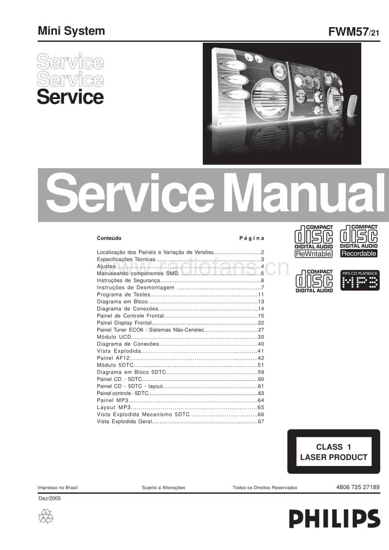 Philips-FWM-57-Service-Manual电路原理图.pdf_第1页