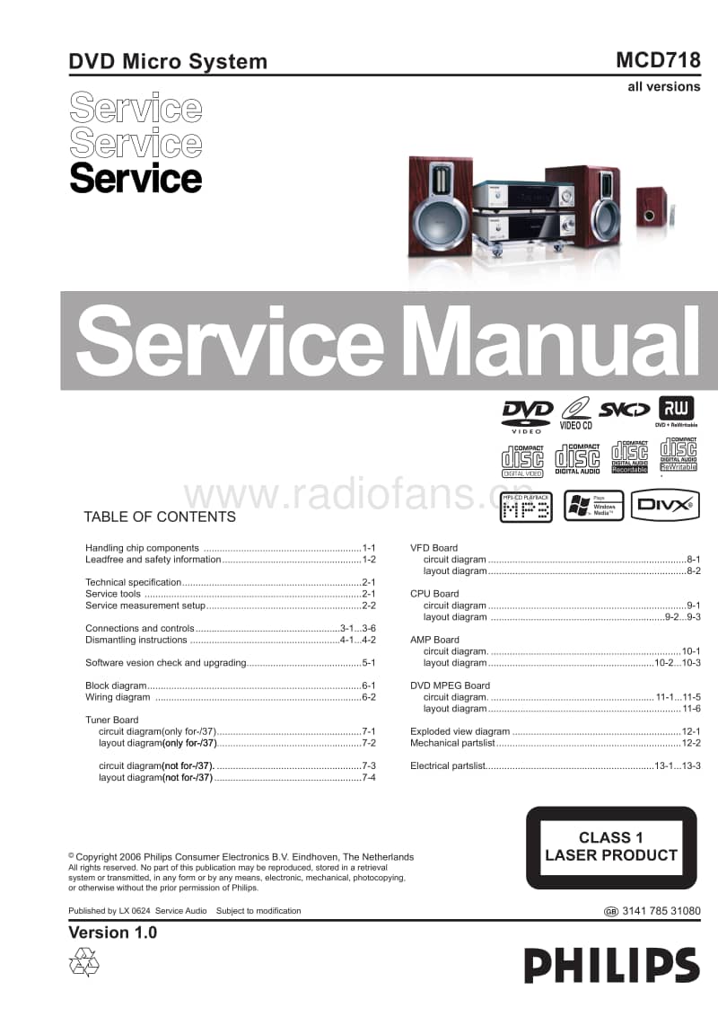 Philips-MCD-718-Service-Manual电路原理图.pdf_第1页