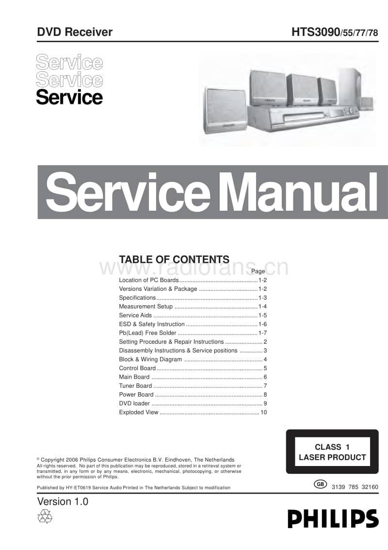 Philips-HTS-3090-Service-Manual电路原理图.pdf_第1页
