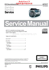 Philips-AZ-1017-Service-Manual电路原理图.pdf
