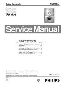 Philips-SW-3660-Service-Manual电路原理图.pdf