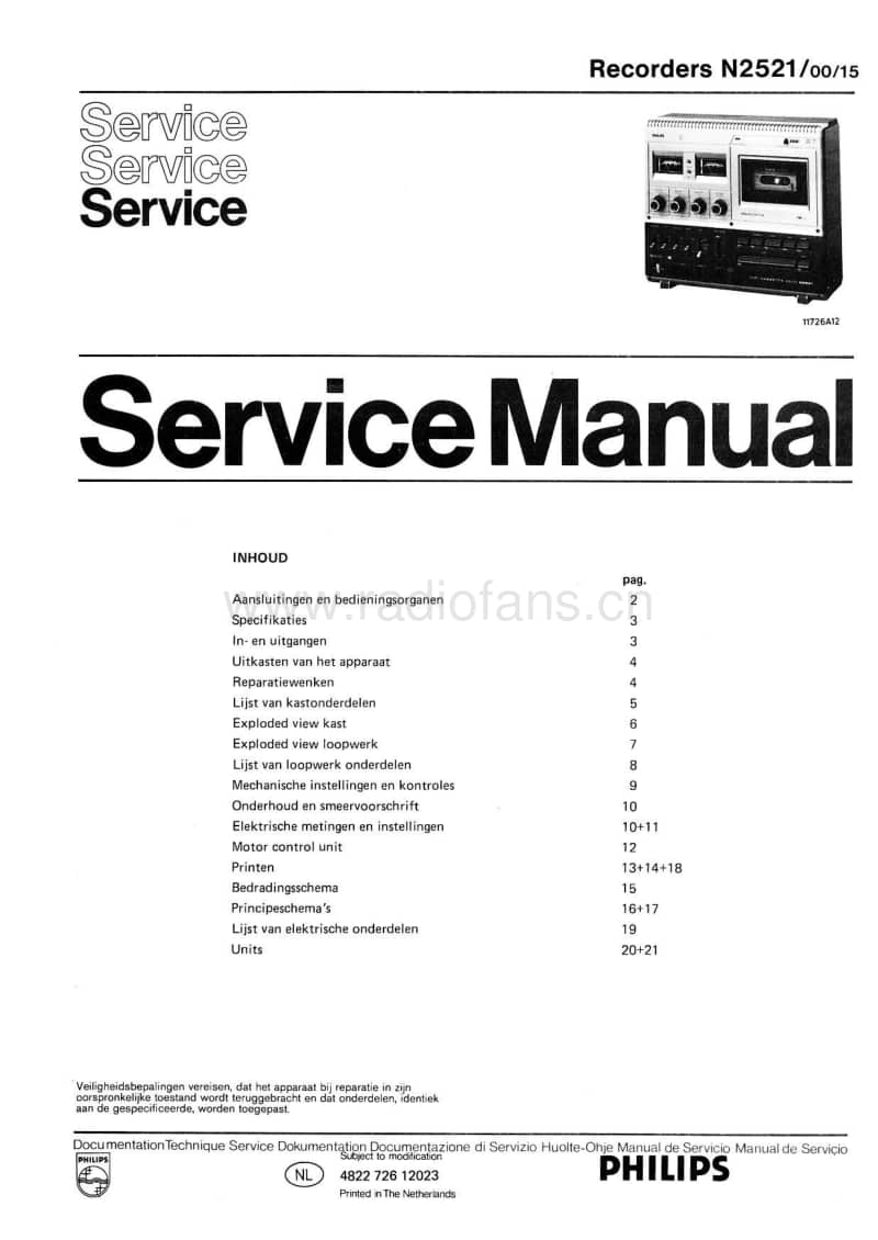 Philips-N-2521-Service-Manual-2电路原理图.pdf_第1页