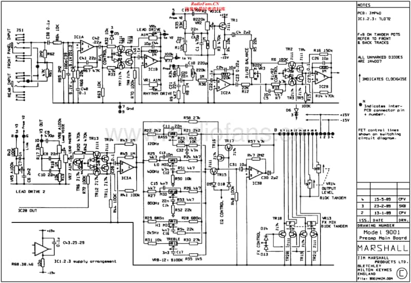 Marshall-9001-1-Schematic电路原理图.pdf_第1页