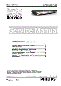 Philips-DVP-3100-Service-Manual电路原理图.pdf