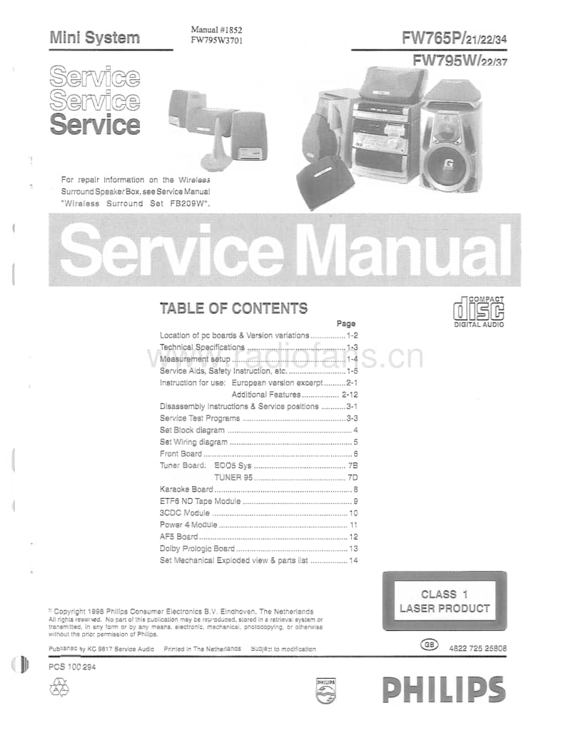 Philips-FW-765-P-FW-795-W-Service-Manual(1)电路原理图.pdf_第1页