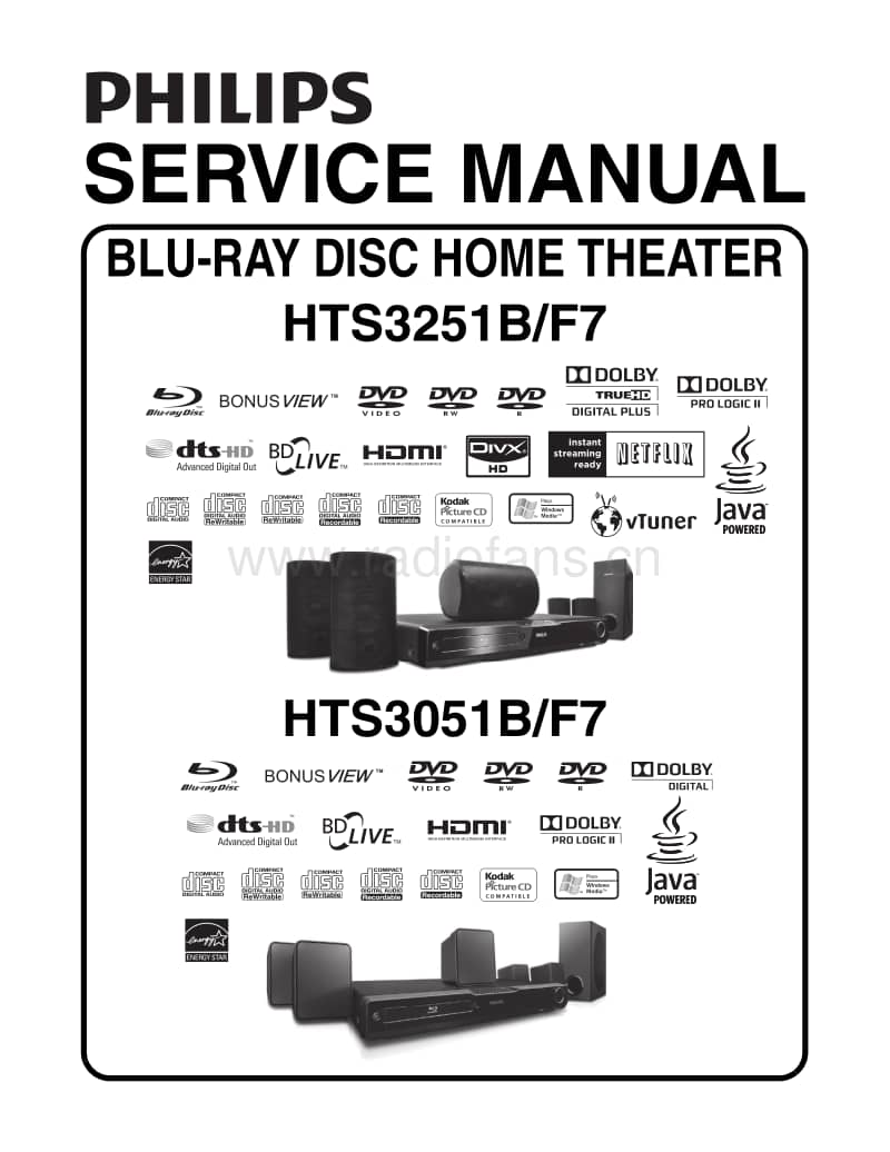 Philips-HTS-3051-BF-7-Service-Manual电路原理图.pdf_第1页