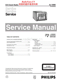 Philips-AJ-3980-Service-Manual电路原理图.pdf