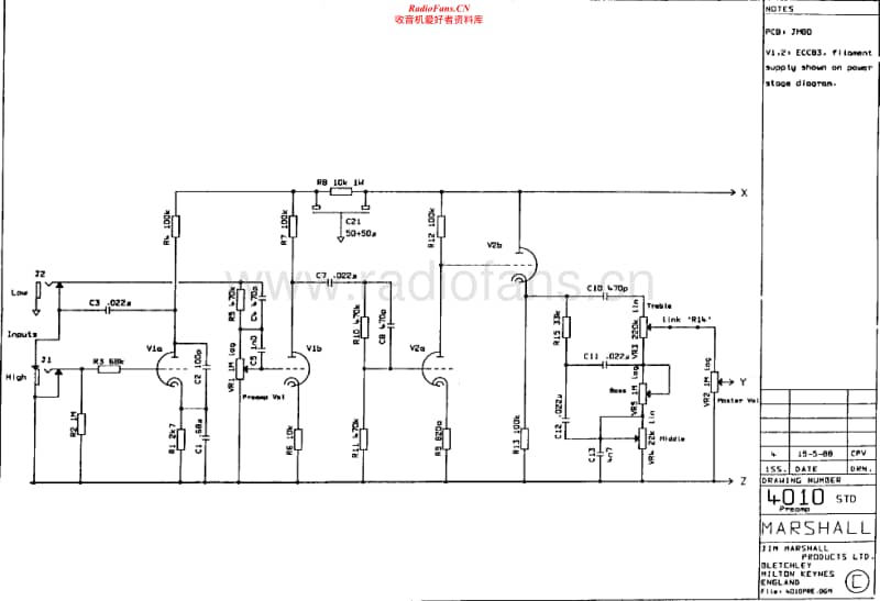 Marshall-4010-Preamp-Schematic电路原理图.pdf_第1页