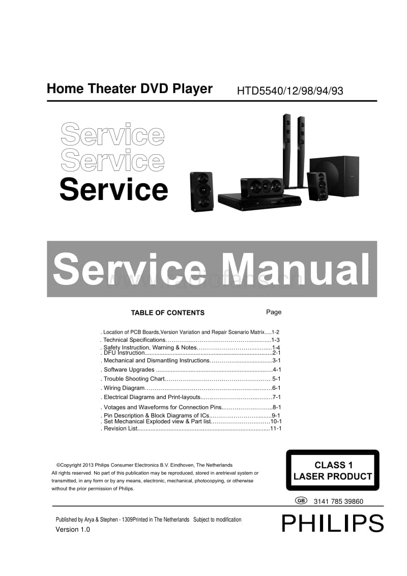 Philips-HTD-5540-Service-Manual电路原理图.pdf_第1页