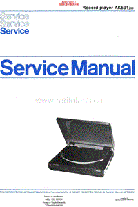 Philips-AK-591-Service-Manual电路原理图.pdf