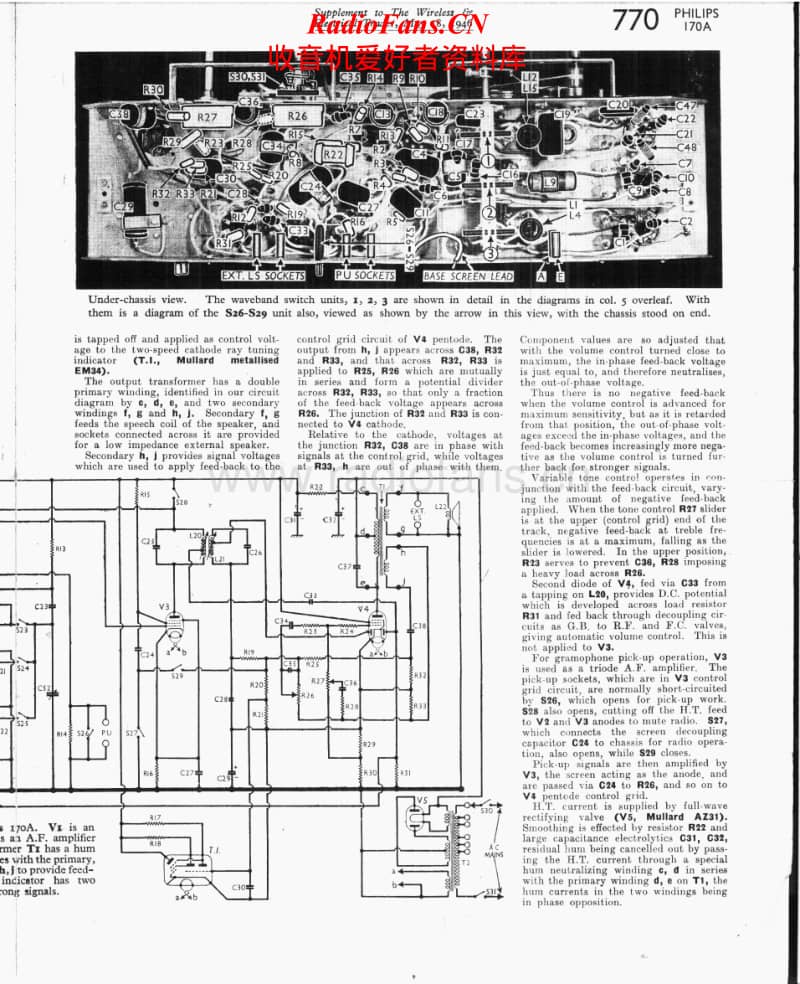 Philips-170-A-Service-Manual电路原理图.pdf_第2页
