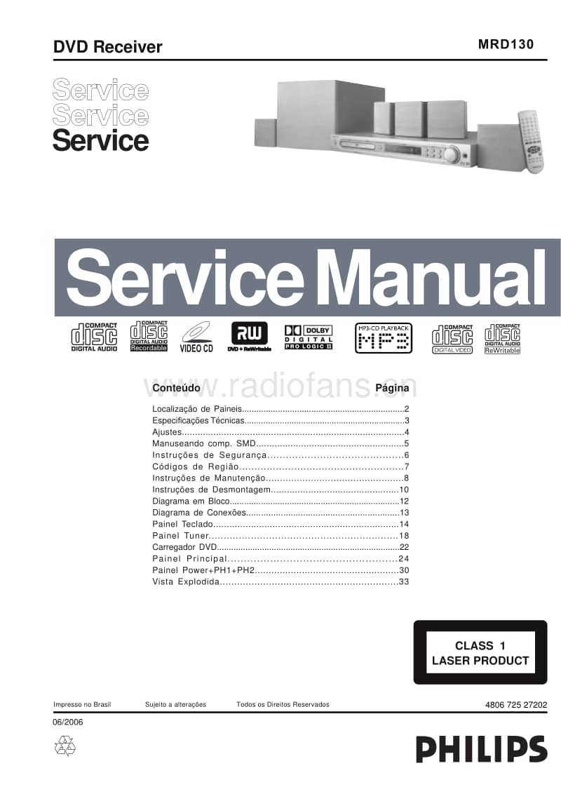 Philips-MRD-130-Service-Manual电路原理图.pdf_第1页