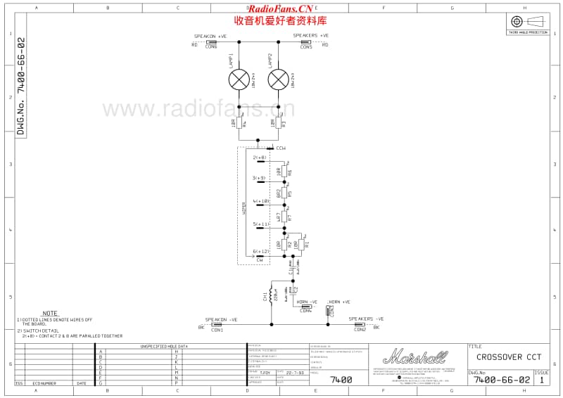 Marshall-DBS-7400-400W-Head-7400-66-02-Schematic电路原理图.pdf_第1页