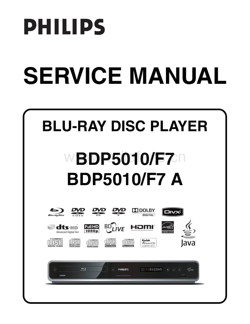 Philips-BDP-5010-F-7-Service-Manual电路原理图.pdf_第1页