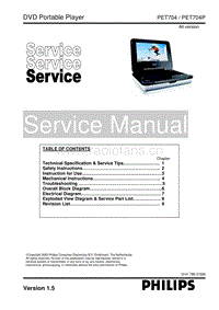 Philips-PET-704-P-Service-Manual电路原理图.pdf