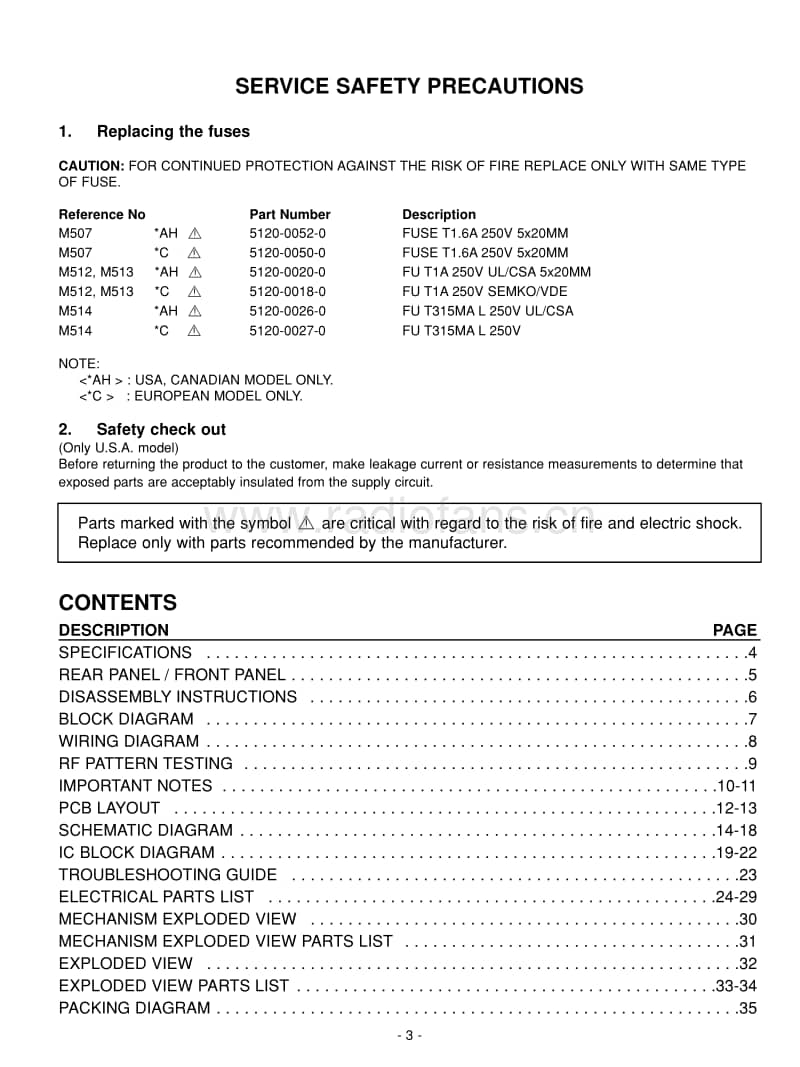 Nad-C-542-Service-Manual电路原理图.pdf_第3页