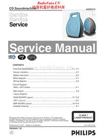 Philips-AZ-250-Service-Manual电路原理图.pdf