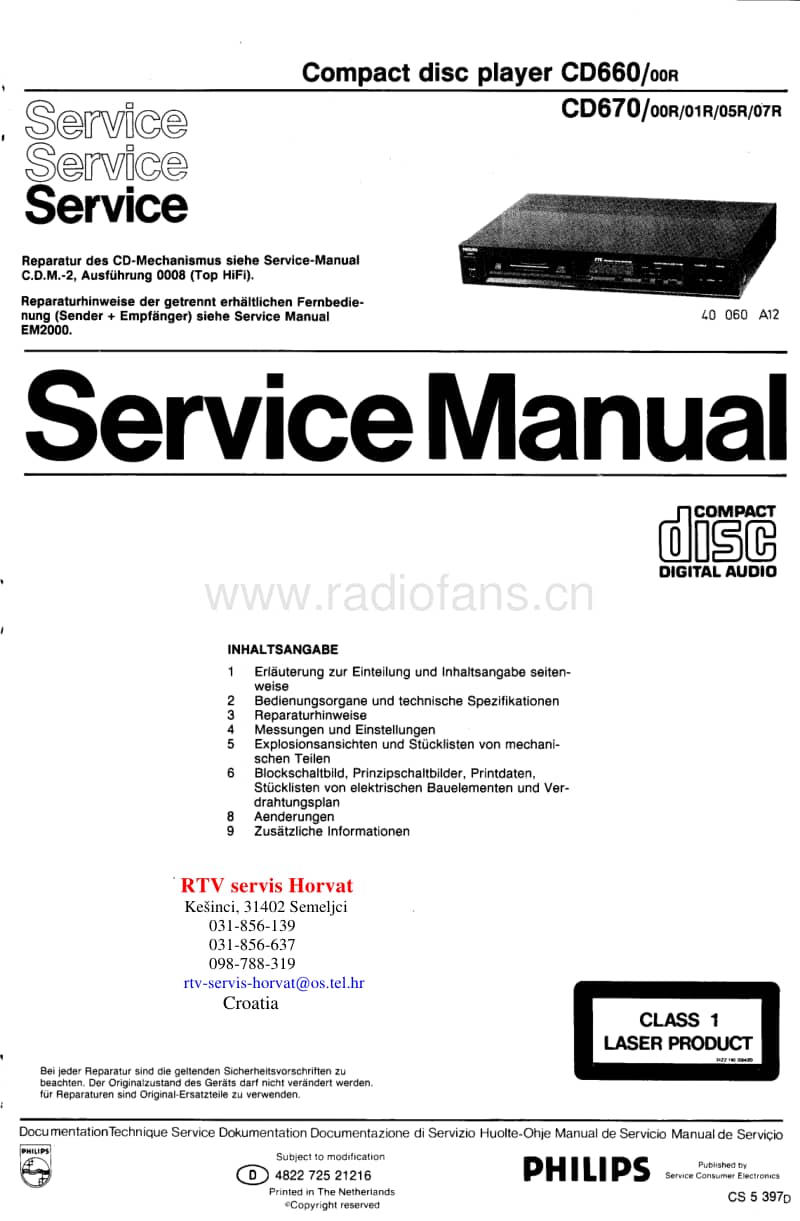 Philips-CD-670-Service-Manual电路原理图.pdf_第1页
